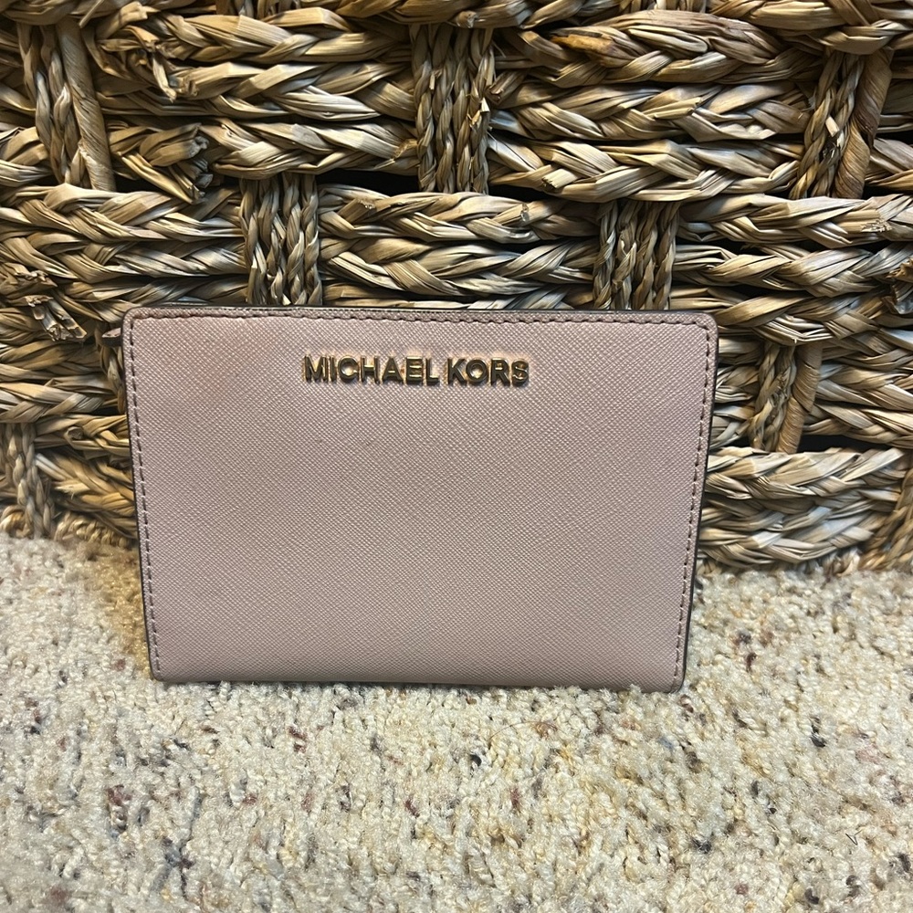 Blush pink authentic MK wallet